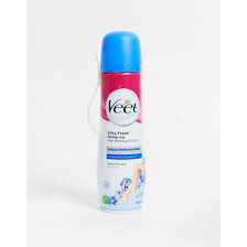 Rated 3 out of 5 on makeupalley. Veet Spray On Hair Removal Cream With Aloe Vera Vitamin E For Sensitive Skin