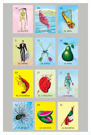 Every image has a name and an assigned number, but the number is usually ignored. 9 Best Mexican Bingo Cards Free Printable Printablee Com
