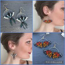 This is a deaths head moth. Love the glass skull bead. £15.50 Bugs and Beads