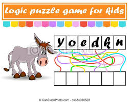 Enjoy high quality word searches for kids, proven to enhance vocabulary, improve spelling skils, strengthen concentration and keep them entertained. Logic Puzzle Game Learning Words For Kids Find The Hidden Name Education Developing Worksheet Activity Page For Study Canstock