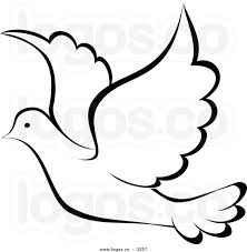 Royalty Free Dove Stock Logo Designs Free Clip Art Clipart Black And White Dove Outline