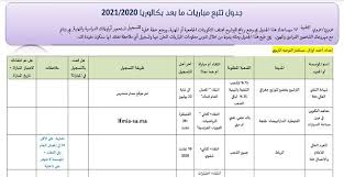 جدول تتبع مباريات المدارس العليا باك 2020 In 2020 Periodic Table