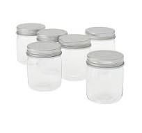 6 Count (48 Total) 8oz Plastic Mason Jars with Lids by Celebrate It - Food  Safe Plastic Storage Container for Food and Craft Supplies - Bulk 8 Pack