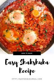 Easy Shakshuka Middle Eastern Eggs In A Tomato Sauce Kj S Food Journal In 2020 Shakshuka Recipes Shakshuka Recipes