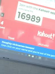 3 list of kahoot game pins. Join With The Kahoot App With Game Pin 16989 Kahoot Yers Yeet 242069a Naughty Nicknames Beware One Click On Your Name And You Re Out Of The Gam To Make It Better The