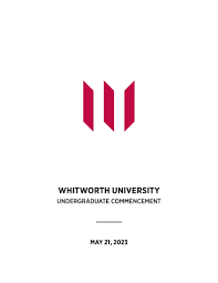 Undergraduate Commencement Program 2023 by Whitworth University