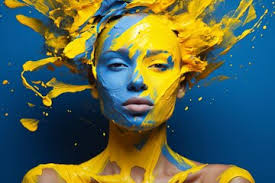 Discover the Artistic Wonder of Mixing Yellow and Blue Paint in a 32 Ratio 