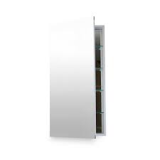 The mirror on the front door features Flawless 16x40 Medicine Cabinet With Blum Soft Close Door Hinges
