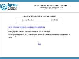 Around 90 per cent of the registered candidates. Ignou Bed Result 2021 Declared For January July Session Check Ignou Bed Entrance Exam Results At Studentservices Ignou Ac In