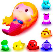 You can also choose from unisex light up bath toy octopus, as well as from en71, astm, and ce light up bath toy octopus, and whether light up bath toy octopus is 0 to 24 months, 14 years & up, or 2 to 4 years. Buy Bath Toys For Toddlers Baby 8 Pack Light Up Toys Bathtub Toy Flashing Colourful Led Light Shower Bathtime For Kids Infants Shark Clown Fish Owl Unicorn Octopus Dolphin Dinosaur Mermaid
