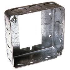 Get the best deal for 2 gang box from the largest online selection at ebay.com. 4 In X 1 1 2 In D Square Drawn Extension Ring With 1 2 And 3 4 In Ko S For Switch Boxes 187 The Home Depot