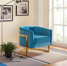 Meridian Furniture 515 Carter Modern Aqua Velvet Steel Base Accent Chairs 2 Pcs 515aqua Set 2 Buy Online Meridian Furniture Velvet Accent Chair Accent Chairs
