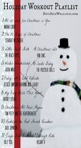 12 Upbeat Christmas Songs For Your Winter Workout Bitesizewellness Com Christmas Workout Holiday Workout Winter Workout