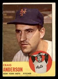 1963 Topps Baseball #59 Craig Anderson VG