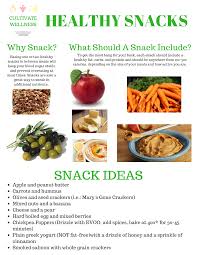 Certain foods can increase the likelihood of heart disease, while others can decrease the risk. Healthy Snacks Cultivate Wellness