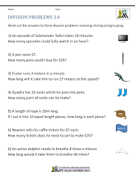 We also have mixed multiplication and division word problems for grade 3 which students can try; 3rd Grade Multiplication Word Problems Gradeplication Division Worksheets Printable Third Samsfriedchickenanddonuts