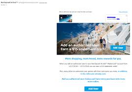 If you get approved for a card, you'll receive the welcome bonus. Promotion Alert Barclays Arrival Mastercard Add An Authorized User And Earn A 15 Statement Credit Mishmash