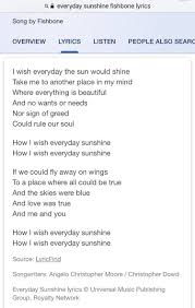 The give me some sunshine song from rajkumar hirani's 3 idiots. ð™Žð™–ð™§ð™–ð™¬ð™–ð™©ð™ð™žð™£ð™š On Twitter The Lyrics Of Song Everyday Sunshine Thank To Brightwin To Suggest Me A Good Song Brightwin