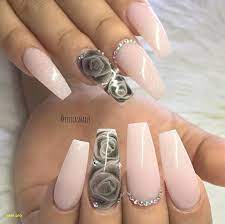 Luxury Red Rose Nail Design Rose Nails Rose Nail Art Trendy Nails