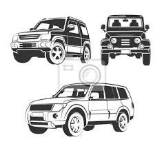 Was ist die richtige größe? Vector Elemente Fur Gelandewagen Auto Embleme Etiketten Und Leinwandbilder Bilder Lkw Abzeichen Gelandewagen Myloview De