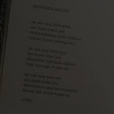 Adalah hujan bulan juni karya sapardi djoko damono—yang biasa dijuluki sdd—yang menurut saya selalu. Dalam Diriku Dan Hujan Bulan Juni Karya Sapardi Djoko Damono Listen Notes