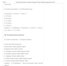 Contoh soal dan materi pelajaran 9 contoh soal psikotes kerja matematika / 15+ contoh soal psikotes kerja matematika gif. Soal Matematika Dasar Psikotes