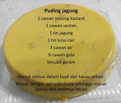 Puding kastard jagung blog citarasa wan. Sukatan Cawan Resepi Puding Jagung