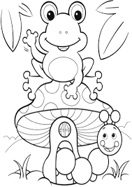 Free printable spring coloring pages. Free Easy To Print Frog Coloring Pages Frog Coloring Pages Spring Coloring Pages Free Coloring Pages