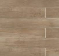 Antique 8" x 48" Wood Look Matte Porcelain Tile in Clay