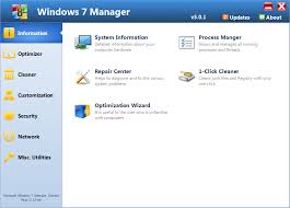 تحميل برنامج Windows 7 Manager لصيانة و تسريع ويندوز سفن