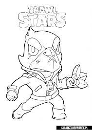 Kolorowanki do wydruku, rysunki, darmowe kolorowanki, rysunek. Kruk Brawl Stars Kolorowanka Darmowe Kolorowanki Do Druku