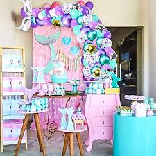 Throw an unforgettable summer party with festive beach decorations & beach party supplies from our large selection at wholesale prices. Mermaid Balloons Birthday Party Decorations Under The Sea Theme Party Supplies Mylar Foil Helium Ballons Bouquet Set Omg Party Factory Balloons Toys Games Pogrebnoneven Rs