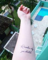 Submit your ideas and our team of artists will work with you until your tattoo is perfect. If You Can Remember Why You Started Then You Will Know Why You Must Continue Small Tattoos Tattoos Cool Tattoos