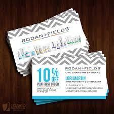 Shop for the perfect discount cards to pass out to your customers. Rodan Fields Business Cards Promotional Discount Rf Etsy