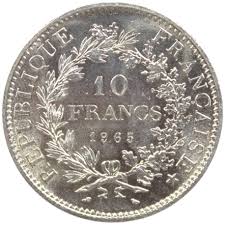 90% silver, 10% copper diameter: Cours Et Meilleur Prix Piece D Argent 10 Francs Hercule Achat Vente