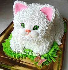 This is birthday cake for a 30 year old who is still kid from heart as you can see how beautifully this cat cake is baked and those big green eyes are lovable. Adorable Cakes For Cat Lovers Tasty Food Ideas