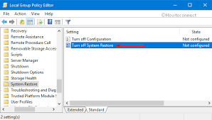 System Restore Encountered An Error 0x81000203 Property Page Windows 10