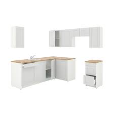 Knoxhult Corner Kitchen Gray Only To Be Used With Freestanding Cooker Glass Ceramic Cooktop Or Gas Cookt Grey Kitchens Freestanding Cooker Kitchen Solutions