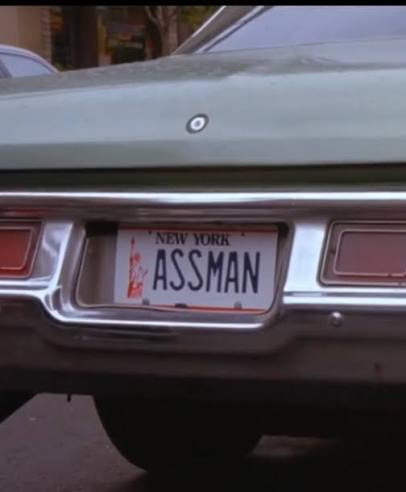 Florida never disappoints #AssMan #Seinfeld #CosmoKramer #Kramer  #FuscilliJerry #VanityPlate #Personalized
