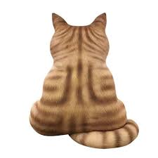 new arrival 3d printed cat back cushion plush toy gift simulation cat pillow multistyles wish
