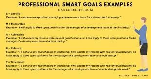 ‌ download the smart goals template in word execute on smart goals with project management in smartsheet once you've defined your smart goals, it's essential to put a plan in place to achieve them. 15 Professional Smart Goals With Examples Career Cliff