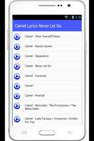 Nimrodel / the procession / the white rider, duration: Camel Lyrics Never Let Go For Android Apk Download