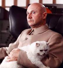 He looks up at you, hello at last, <name>. Ernst Stavro Blofeld S Cat Photos Facebook
