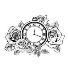 Two vintage pocket watches, gold and silver. Vintage Pocket Watch Drawing Vector Images Over 170