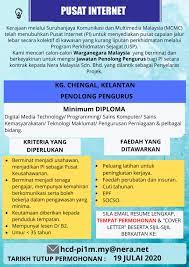 Kedah kerajaan kerja majlis daerah edit. Jawatan Kosong Pusat Internet Komuniti Kg Batu Gajah Facebook