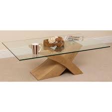 More buying choices $154.50 (3 used & new offers) Milano Glass And Wood Coffee Table Light Oak