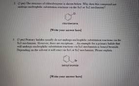 The Correct Order Of Nucleophilic Substitution In 1) Chlorobenzene 2) Ortho  Nitro Chloro Benzene 3) 1 3 Dinitro Chloro Benzene 4) 1 3 5  Trinitrochlorobenzene