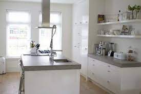 mooie witte keuken met betonnen werkblad van site vt wonen witte keuken keukens mooie keuken