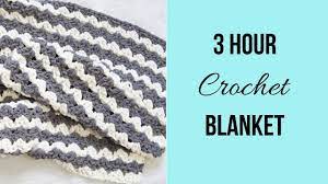 I am also using a 10mm crochet hook. 3 Hour Crochet Blanket Fastest And Easiest Youtube