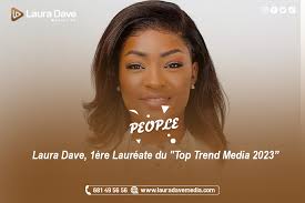 PEOPLE : Laura Dave, 1ère Lauréate du "Top Trend Media 2023".
